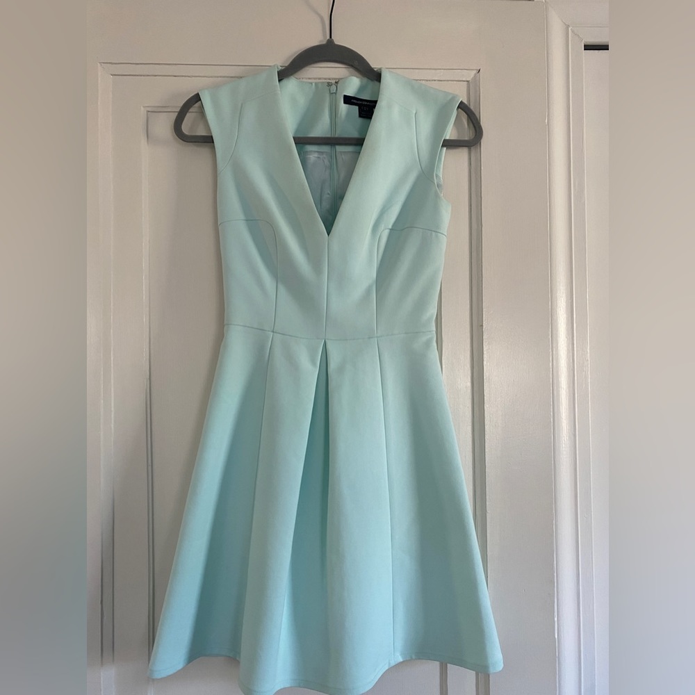 French connection light blue dress size 0